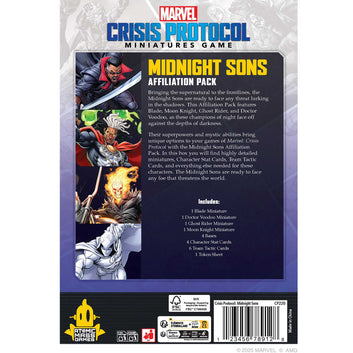 Marvel Crisis Protocol: Midnight Sons Affiliation Pack