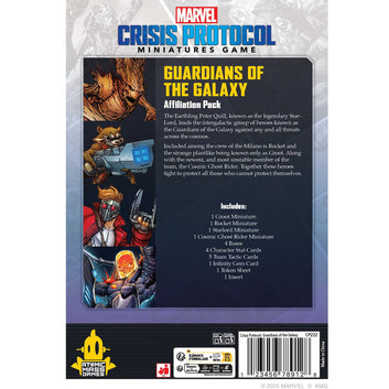 Marvel Crisis Protocol: Guardians of The Galaxy Affiliation Pack
