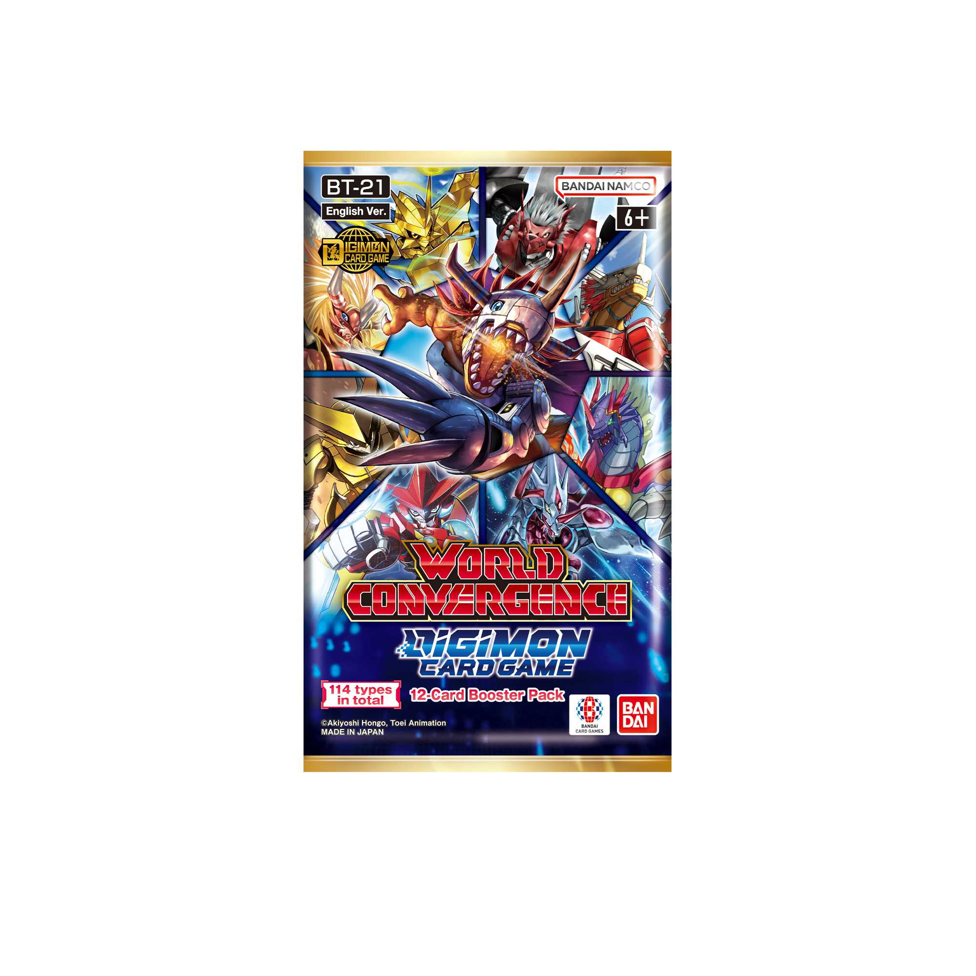Digimon Card Game: Booster Pack - World Convergence (BT21)