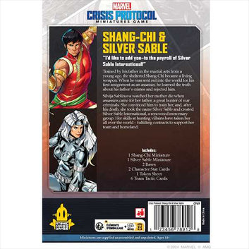 Marvel Crisis Protocol: Shang Chi & Silver Sable