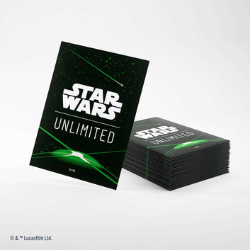 Gamegenic Star Wars: Unlimited Premium Art Sleeves - Card Back Green