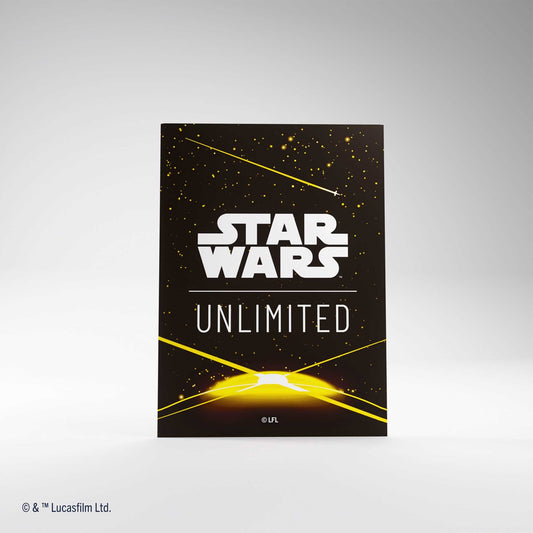 Gamegenic Star Wars: Unlimited Premium Art Sleeves - Card Back Yellow