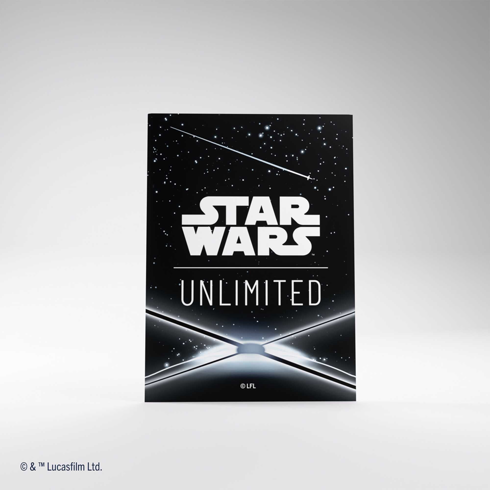 Gamegenic Star Wars: Unlimited Premium Art Sleeves - Card Back Black