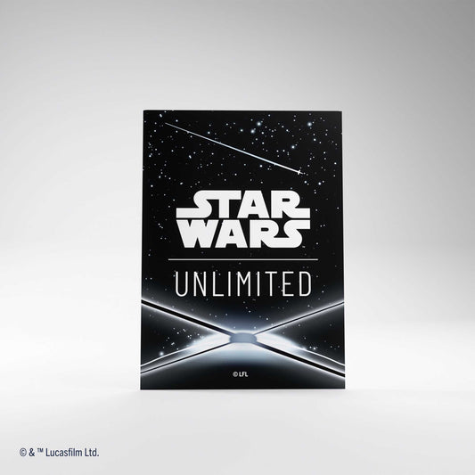 Gamegenic Star Wars: Unlimited Premium Art Sleeves - Card Back Black