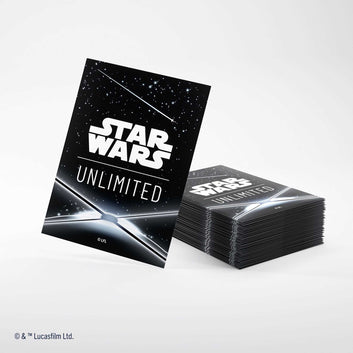 Gamegenic Star Wars: Unlimited Premium Art Sleeves - Card Back Black