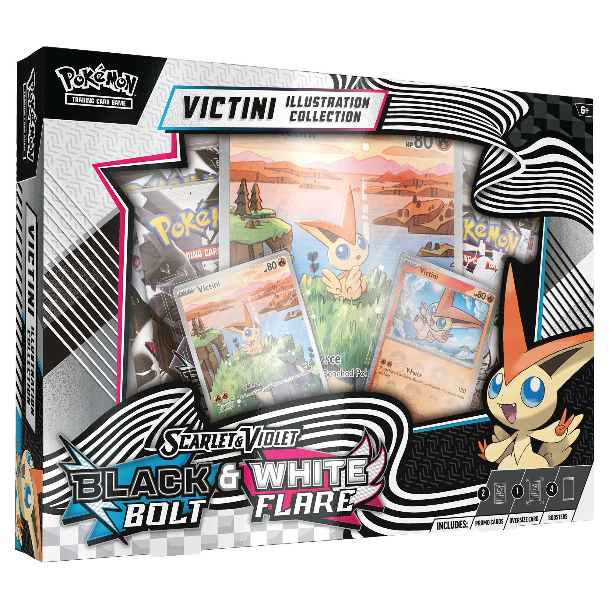 Pokémon TCG: Scarlet & Violet 10.5 - Black Bolt & White Flare Unova Victini Illustration Collection