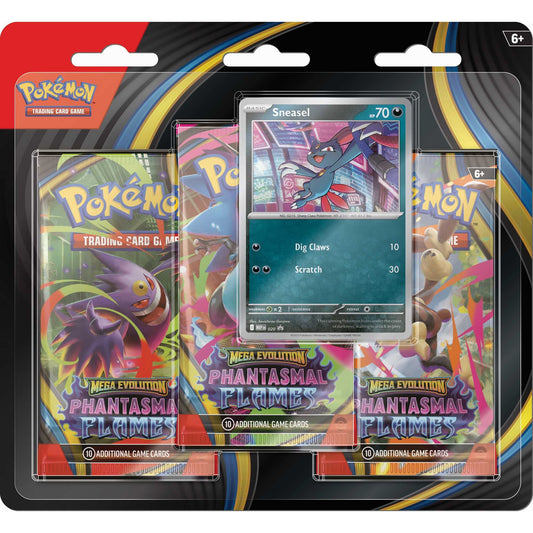 Pokémon TCG: Mega Evolution Phantasmal Flames - 3 Pack CDU
