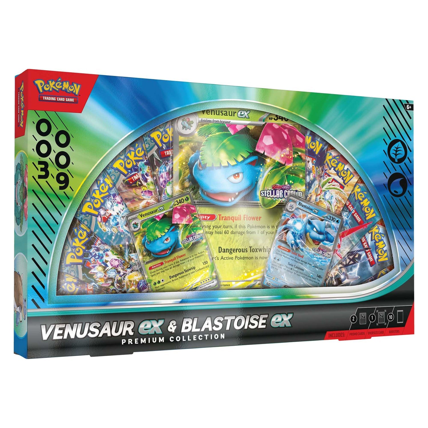 Pokémon TCG: Venusaur /Blastoise ex Premium Collection Case of 6 (H&I exclusive)
