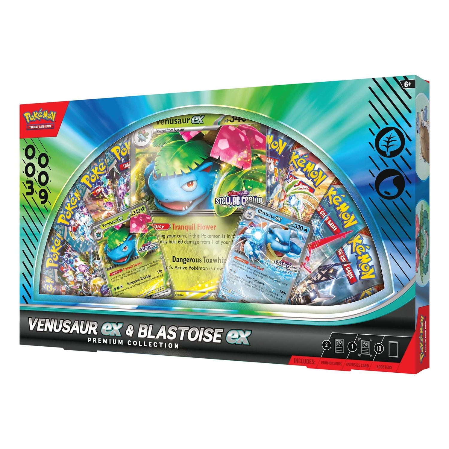 Pokémon TCG: Venusaur /Blastoise ex Premium Collection Case of 6 (H&I exclusive)