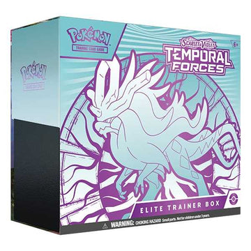 Pokémon TCG: Scarlet & Violet 5 - Temporal Forces - Elite Trainer Box: Walking Wake and Iron Leaves CASE of 10
