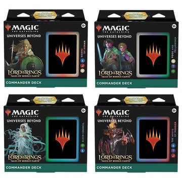 Magic: The Gathering - Lord o f the Rings: Tales of Middle-Earth Commander Deck Display